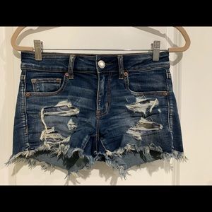 american eagle jean shorts